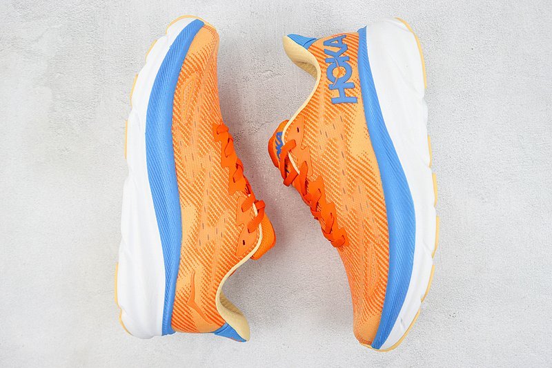 Hoka One One Clifton 9 "Orange/Blue" фото № 7