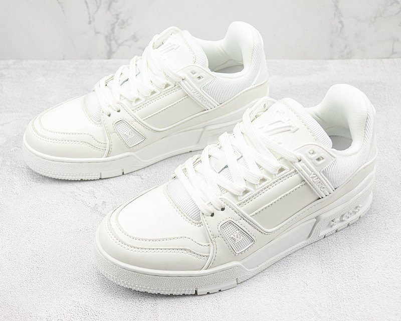 Louis Vuitton LV Trainer 2021 Low "Monogram White" фото № 5