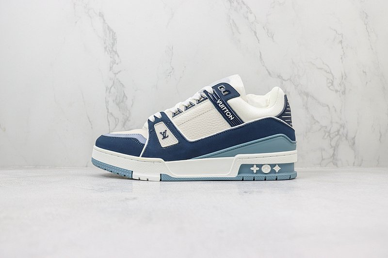 Louis Vuitton LV Trainer 2021 Low "Navy Blue/White" фото № 2