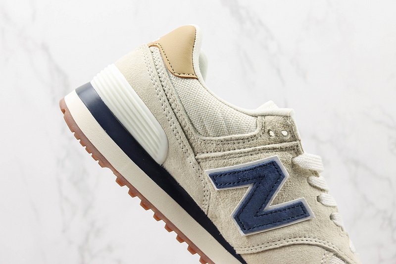New Balance 574 "Cream White/Blue/Beige" фото № 3