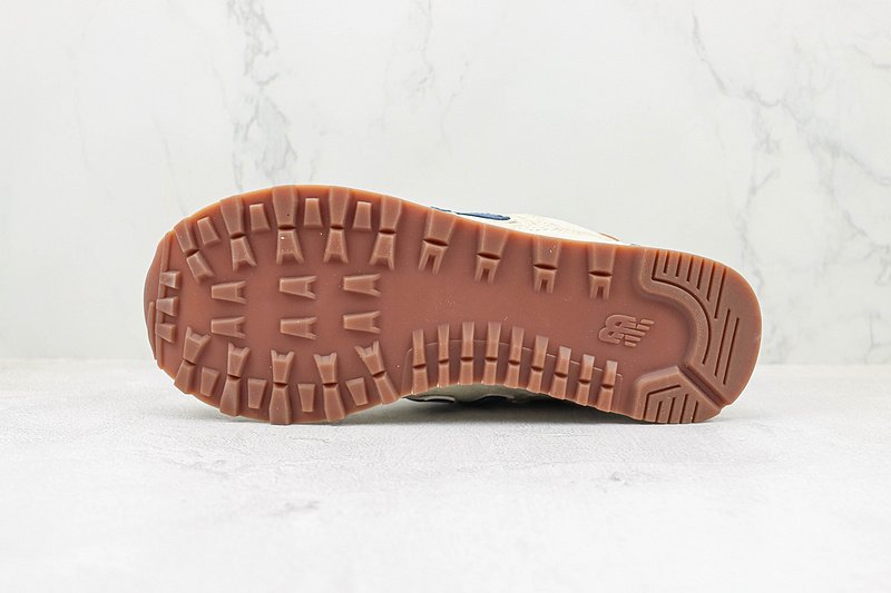 New Balance 574 "Cream White/Blue/Beige" фото № 8