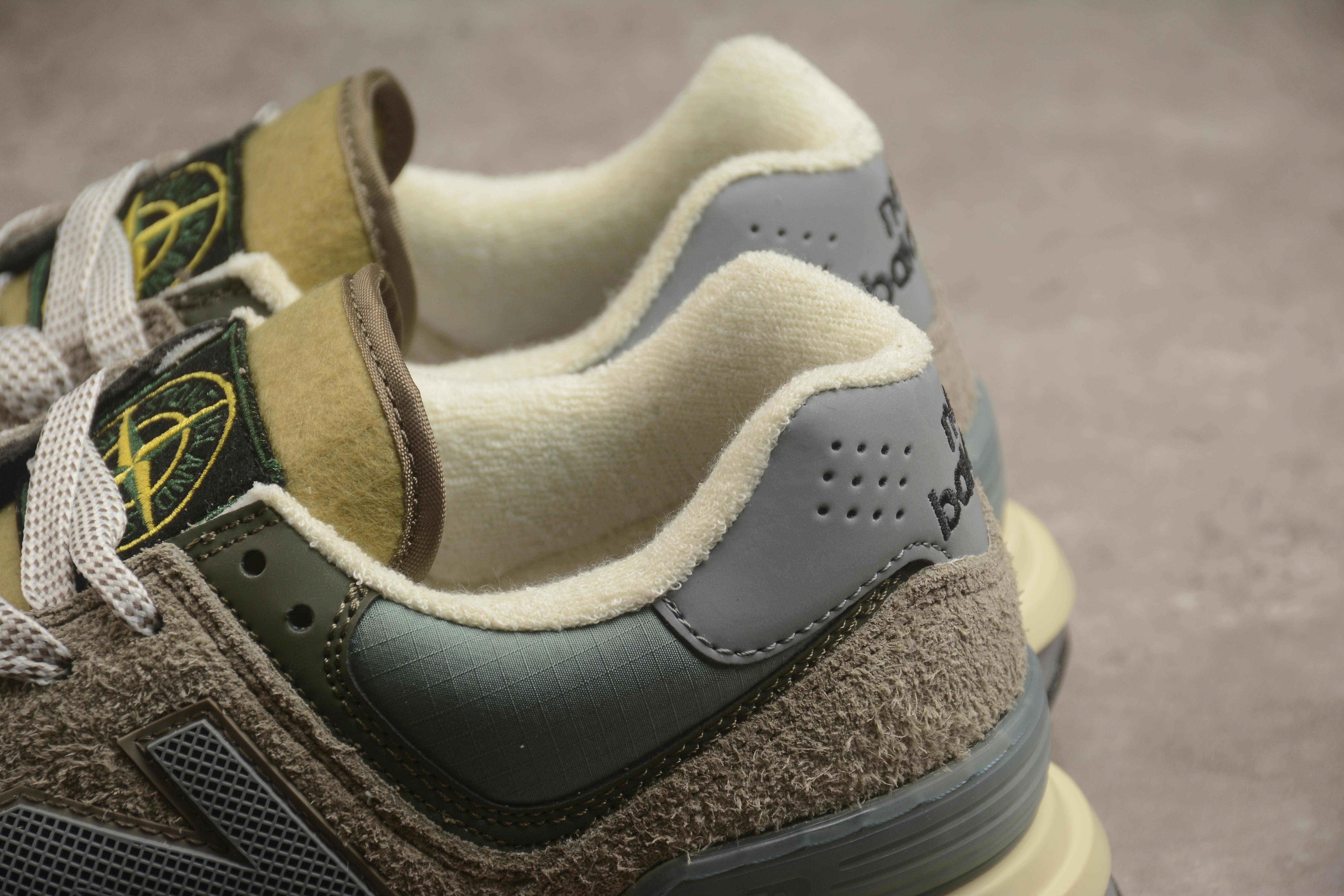 Stone Island X New Balance 574 "Olive/Green/Grey/White" фото № 9