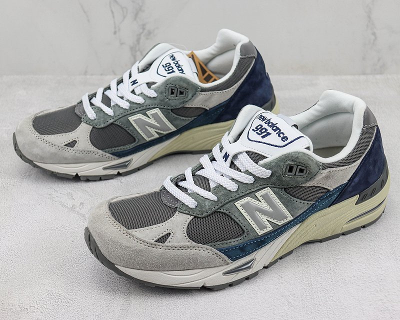 New Balance 991 "Grey/Blue/Teal" фото № 5