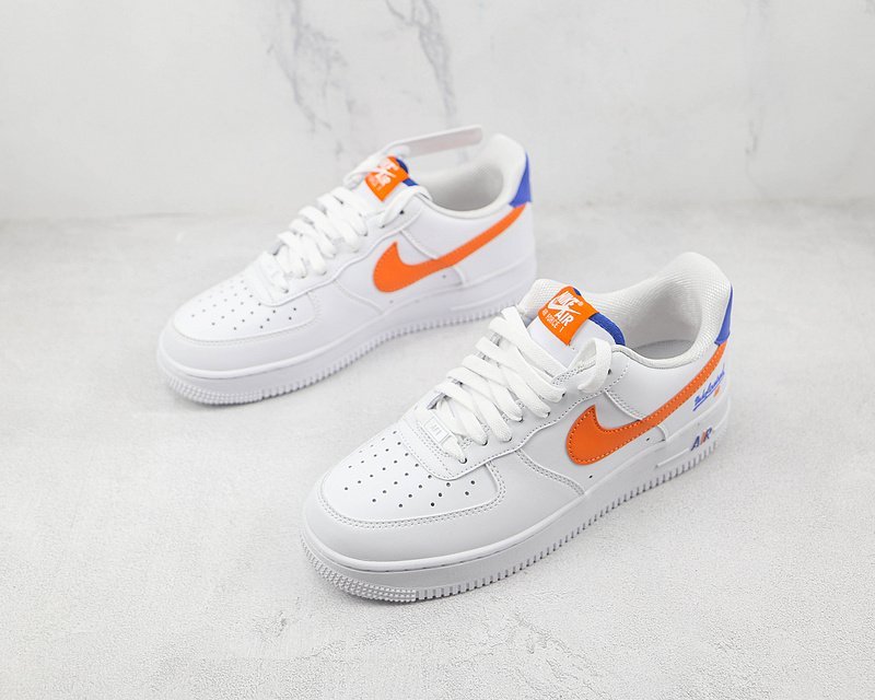 Undefeated x Nike Air Force 1 Low "White/Orange/Purple" фото № 5