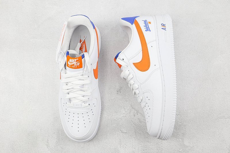Undefeated x Nike Air Force 1 Low "White/Orange/Purple" фото № 6