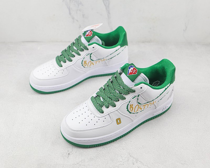 Nike Air Force 1 Low "Boston Gold/White/Green" фото № 5