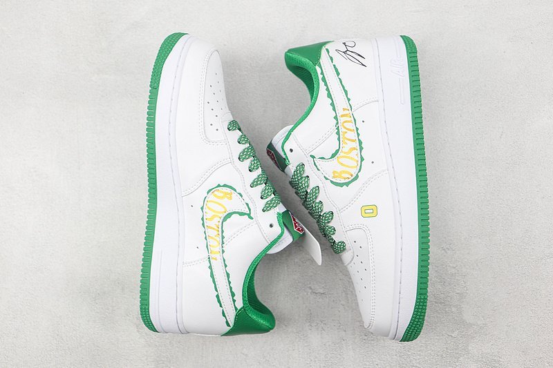 Nike Air Force 1 Low "Boston Gold/White/Green" фото № 7