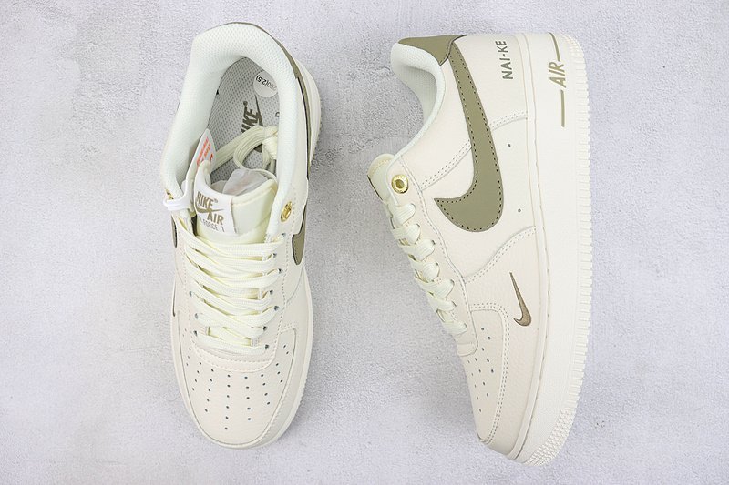 Nike Air Force 1 Low "NAI-KE Beige/Olive Green" фото № 7