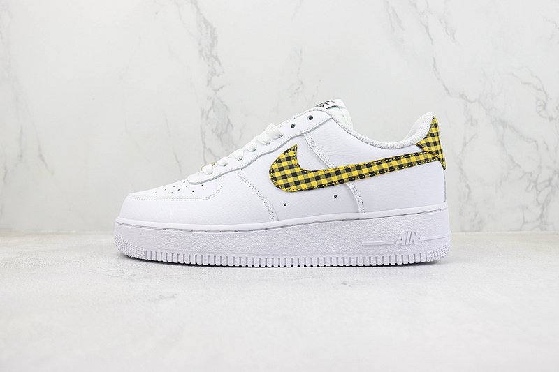 Nike Air Force 1 Low "Gingham Yellow/Black" фото № 2