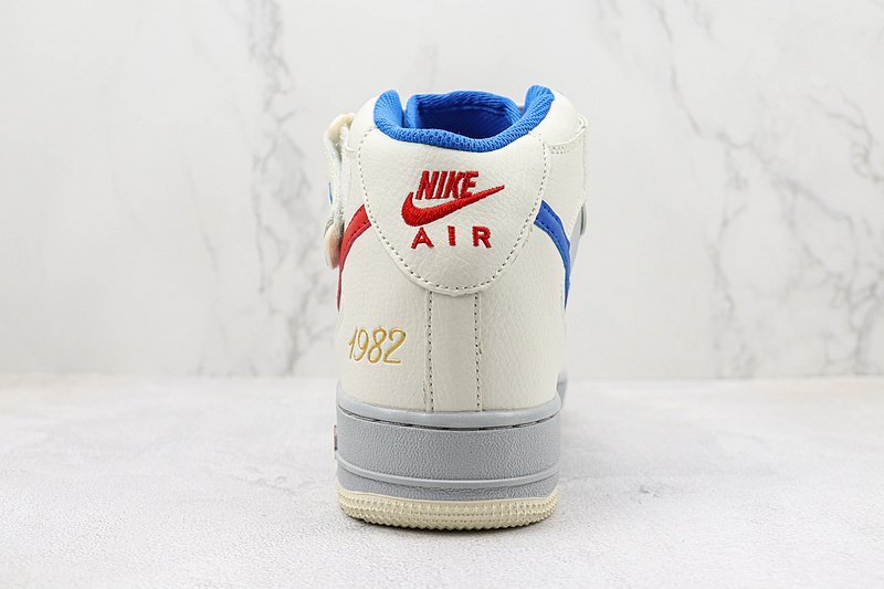 Nike Air Force 1 Mid "Wheat White/Grey/Blue" фото № 9