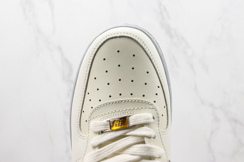 Nike Air Force 1 Mid "Wheat White/Grey/Blue" фото № 4