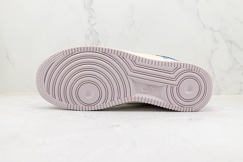 Louis Vuitton x Nike Air Force 1 Low "Blue/Beige/Dark Brown" фото № 8