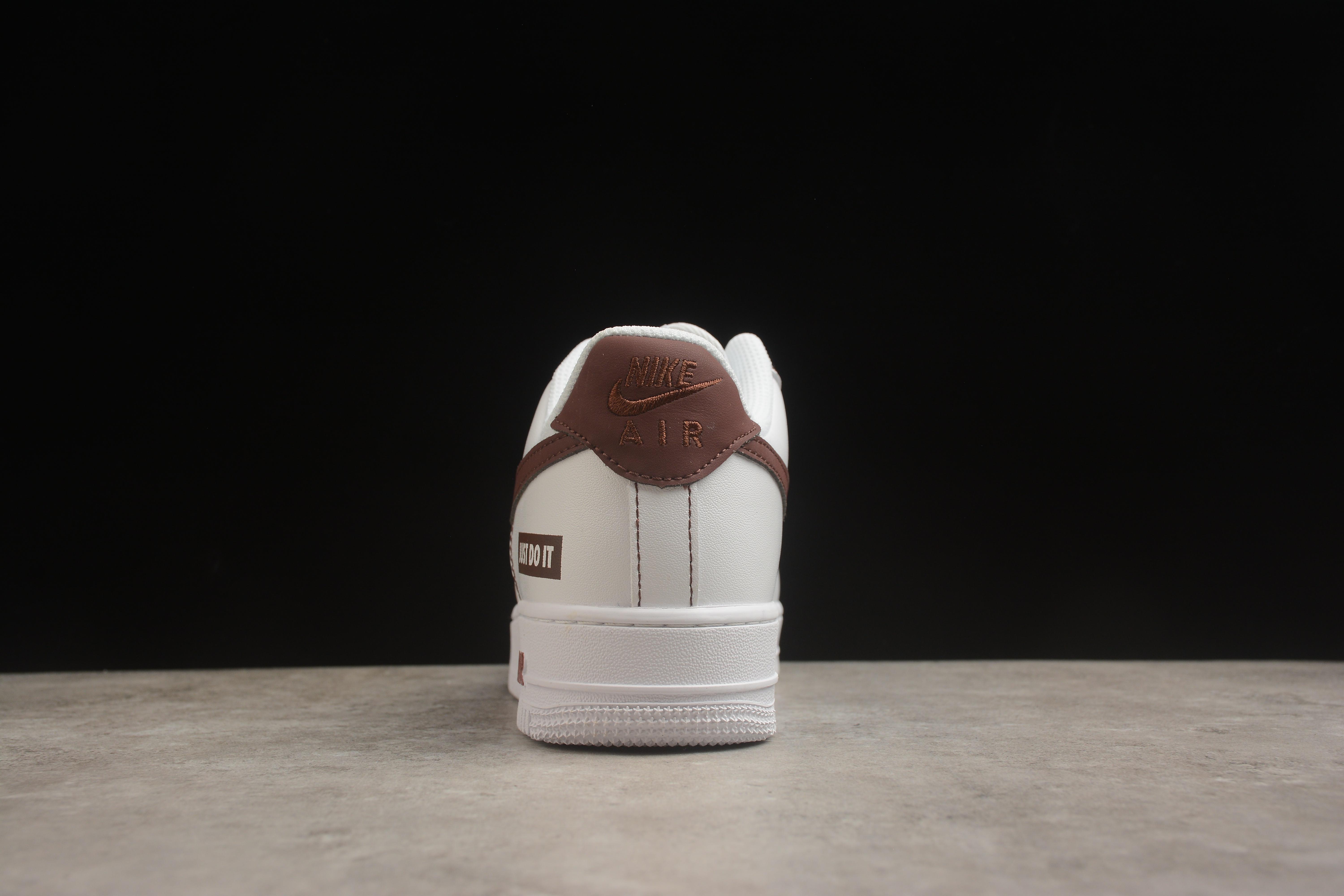 Nike Air Force 1 "Brown/White" фото № 5