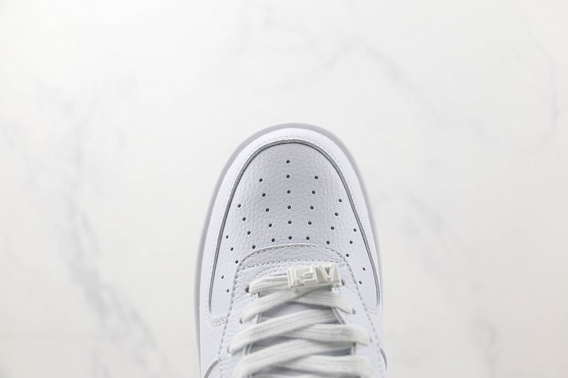 Nike Air Force 1 Low "Triple White/Long Swoosh" фото № 4