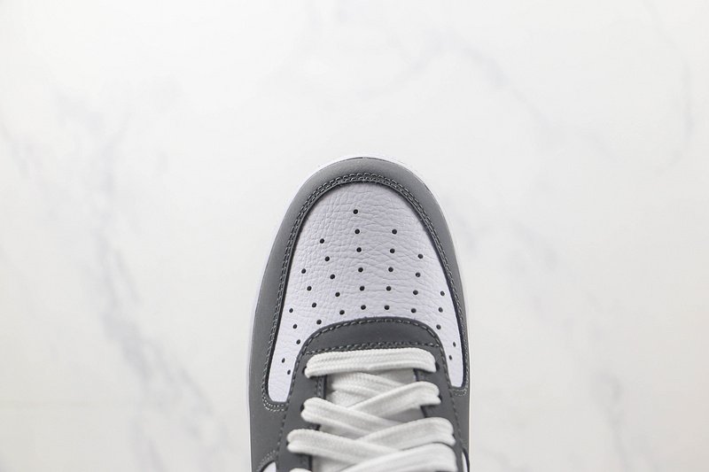 Nike Air Force 1 Low 07 "Dark Grey/Neon Blue" фото № 4