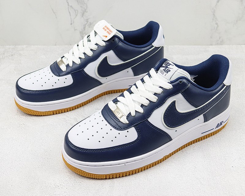 Nike Air Force 1 Low ’07 "White/Blue" фото № 5