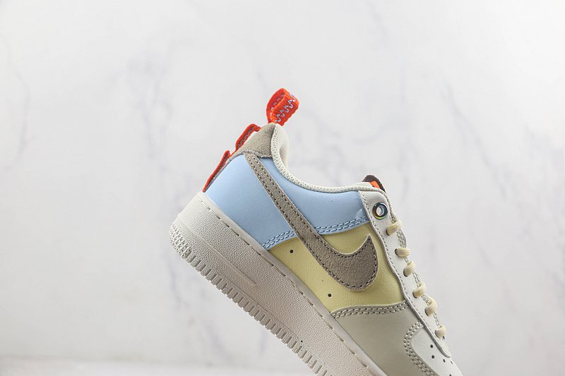 Nike Air Force 1 Low "White/Blue/Yellow" фото № 3