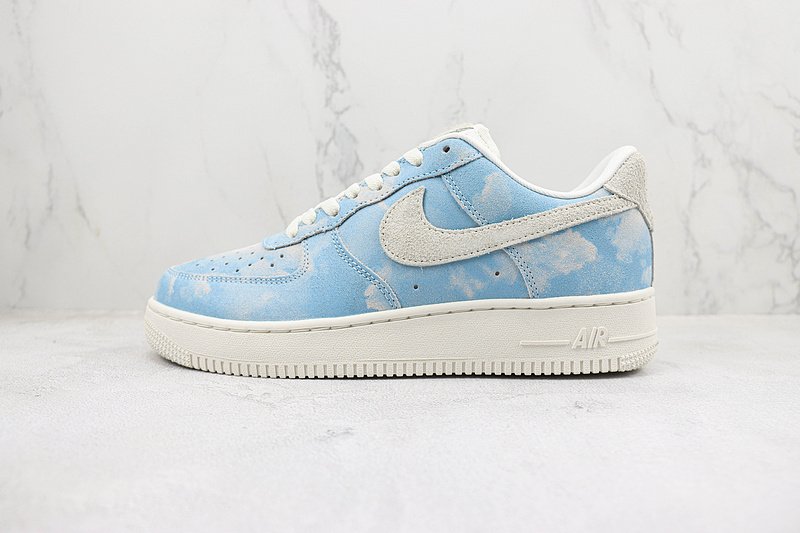 Nike Air Force 1 Low "Blue Suede" фото № 2