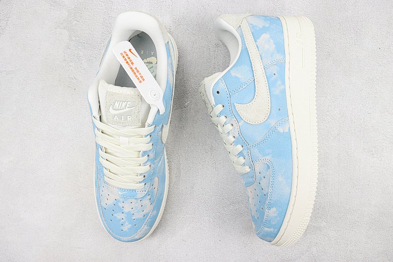 Nike Air Force 1 Low "Blue Suede" фото № 7