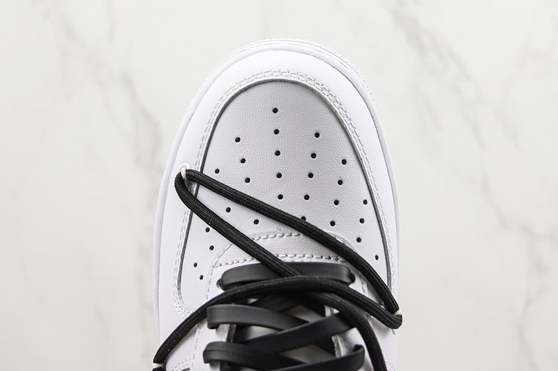 Nike Air Force 1 Low "White/Black Double Lacing" фото № 4