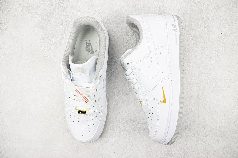 Nike Air Force 1 Low "40th Anniversary/White/Light Grey/Gold" фото № 7