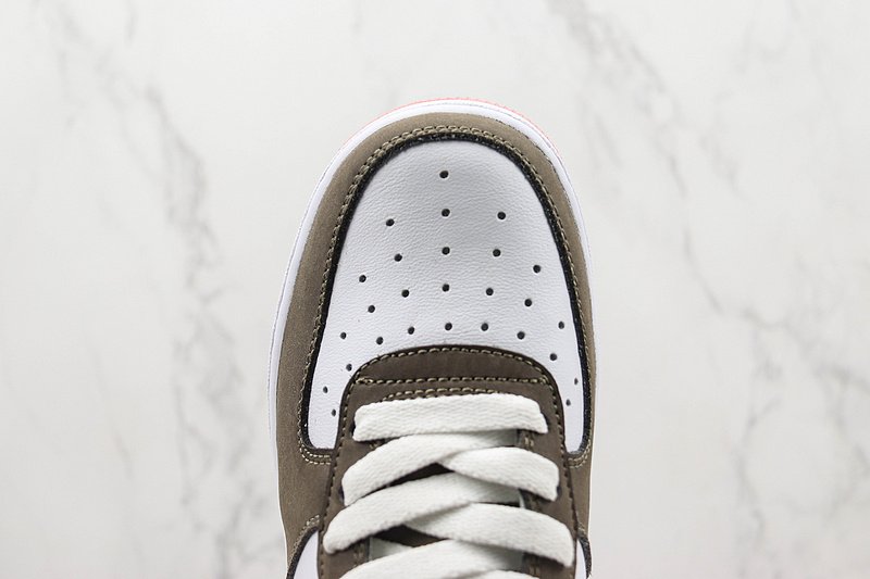 Terror Squad x Nike Air Force 1 Low "Brown/Dusty Pink/White" фото № 4