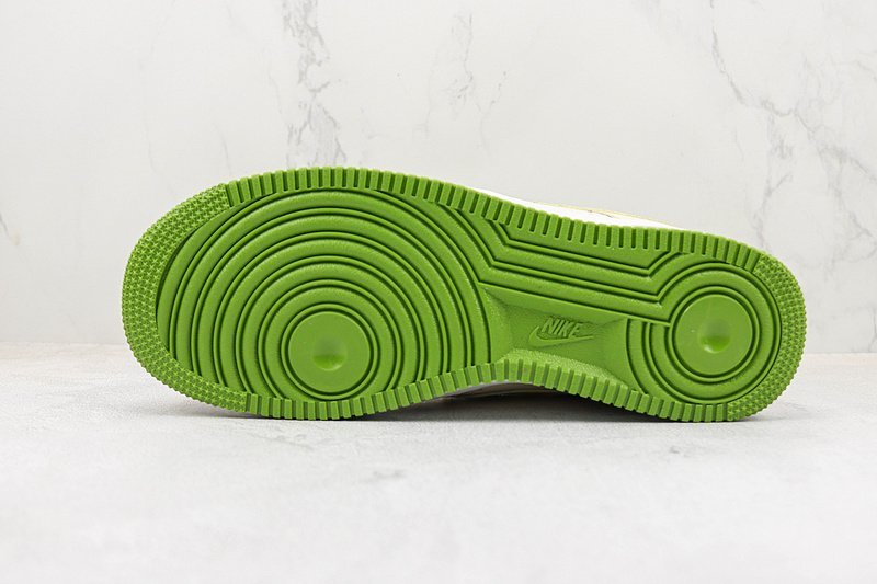 BALENCIAGA x Nike Air Force 1 Low "Cream/Green/Orange" фото № 8