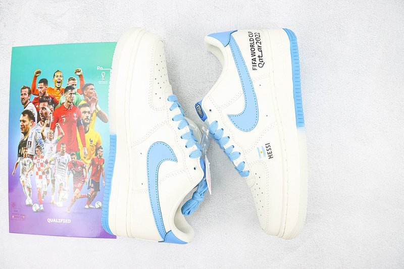 Nike Air Force 1 Low "FIFA World Cup/Blue/White/Black" фото № 7