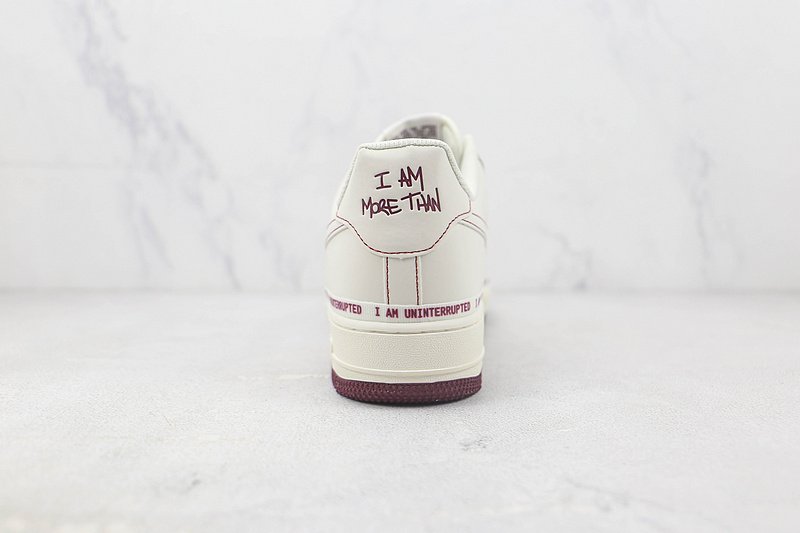 Undefeated x Nike Air Force 1 Low "Wine/Red" фото № 9