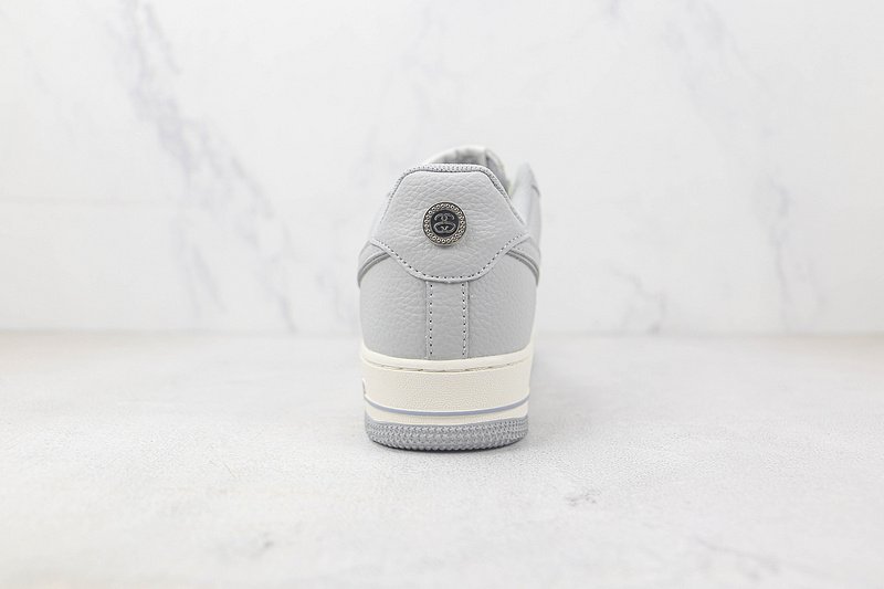 Stussy x Nike Air Force 1 Low "Grey/Beige" фото № 9