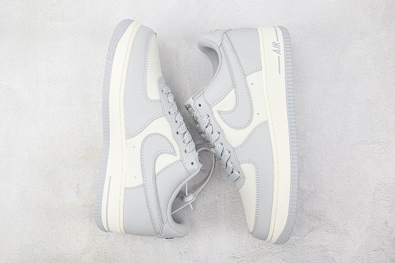 Stussy x Nike Air Force 1 Low "Grey/Beige" фото № 7