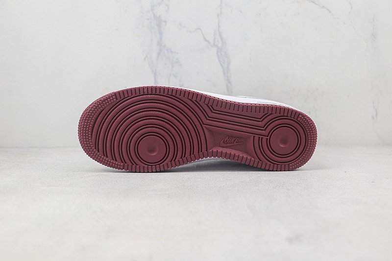 Nike Air Force 1 Low "White/Dark Beetroot" фото № 8