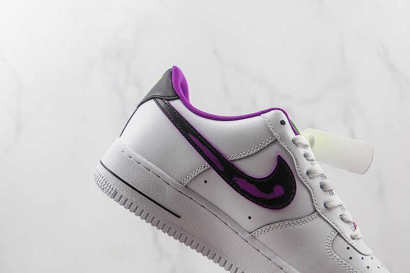 Nike Air Force 1 Low "Just Do It White/Vivid Purple" фото № 3