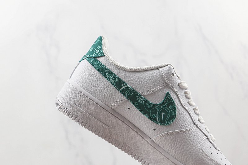Nike Air Force 1 Low "White/Green Paisley" фото № 3