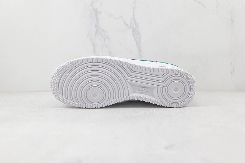 Nike Air Force 1 Low "White/Green Paisley" фото № 5