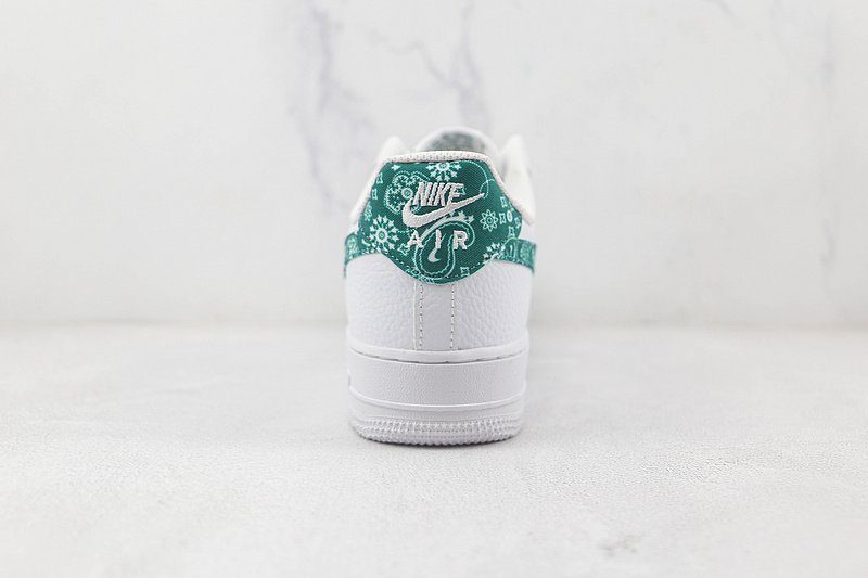 Nike Air Force 1 Low "White/Green Paisley" фото № 6