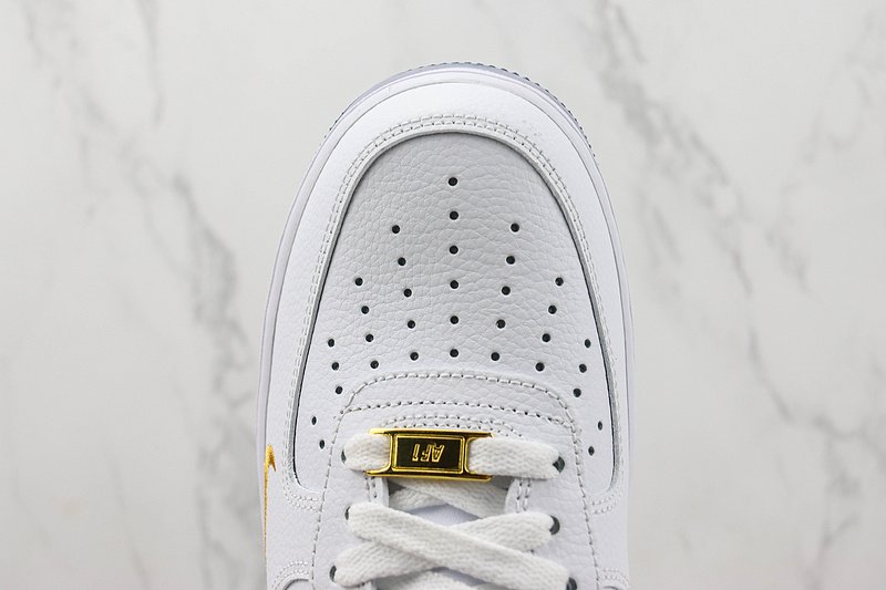 Nike Air Force 1 Low "White/Blue/Gold Hook" фото № 3
