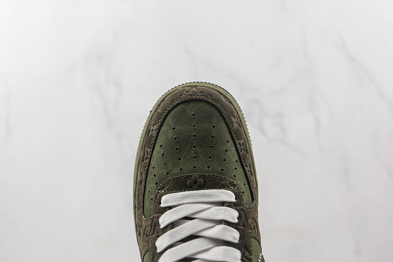 Louis Vuitton x Nike Air Force 1 Low "Brown/Green" фото № 4