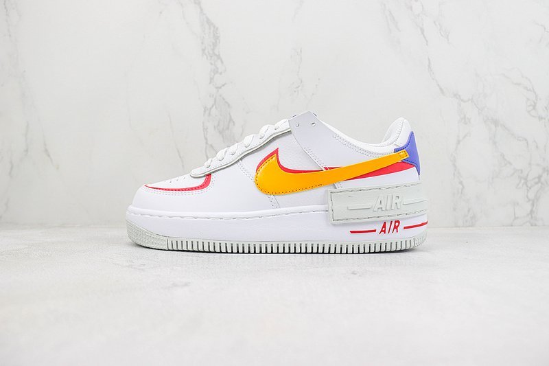 Nike Air Force 1 Shadow "White/Sundial" фото № 2