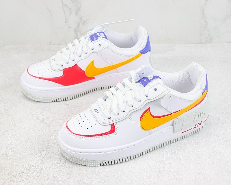 Nike Air Force 1 Shadow "White/Sundial" фото № 5