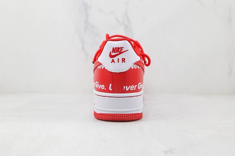 Nike Air Force 1 Low "White University Red" фото № 9