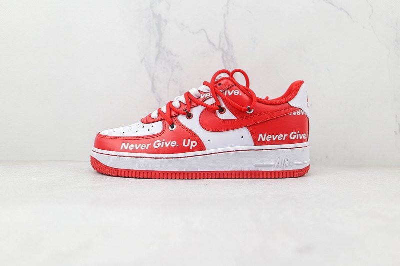 Nike Air Force 1 Low "White University Red" фото № 2