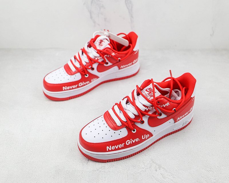Nike Air Force 1 Low "White University Red" фото № 5
