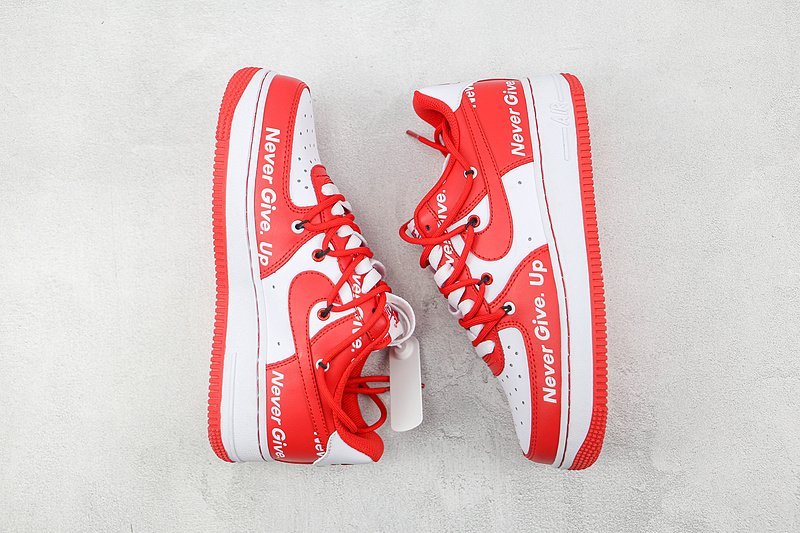 Nike Air Force 1 Low "White University Red" фото № 6