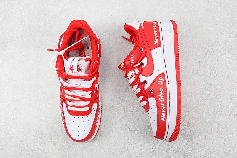 Nike Air Force 1 Low "White University Red" фото № 7