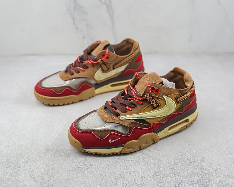 CLOT x Nike Air Max 1 "Red/Brown/Grey/Yellow" фото № 5