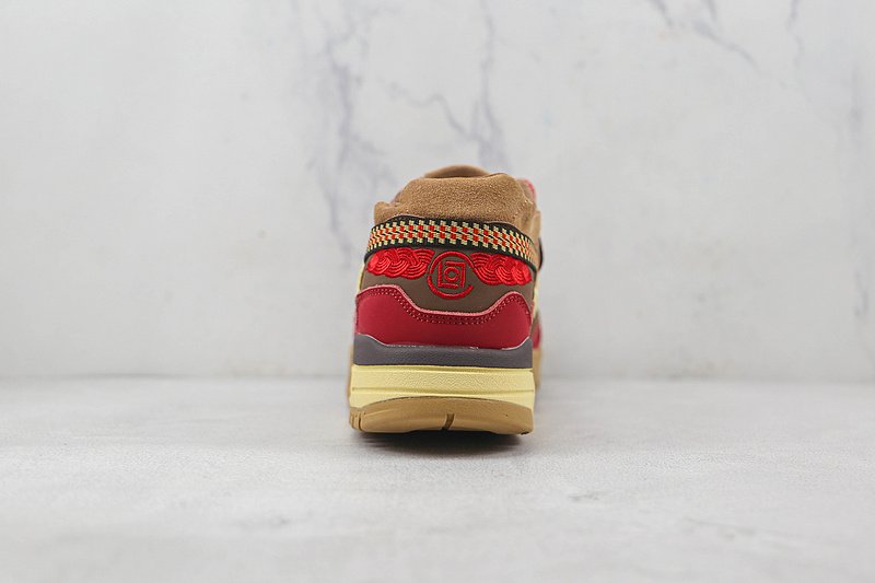 CLOT x Nike Air Max 1 "Red/Brown/Grey/Yellow" фото № 8