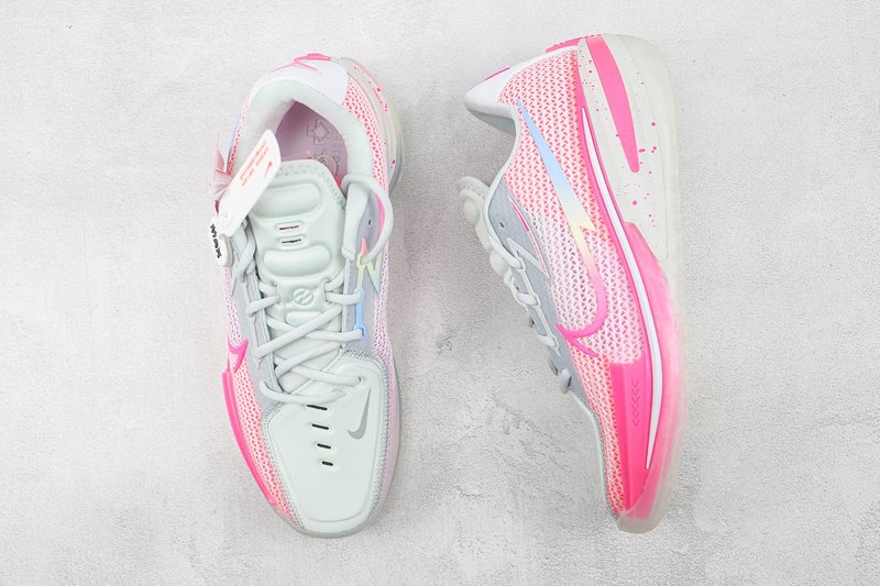 Nike Air Zoom GT Cut "Pure Platinum/Regal Pink/Cool Grey/Pink Blast" фото № 6
