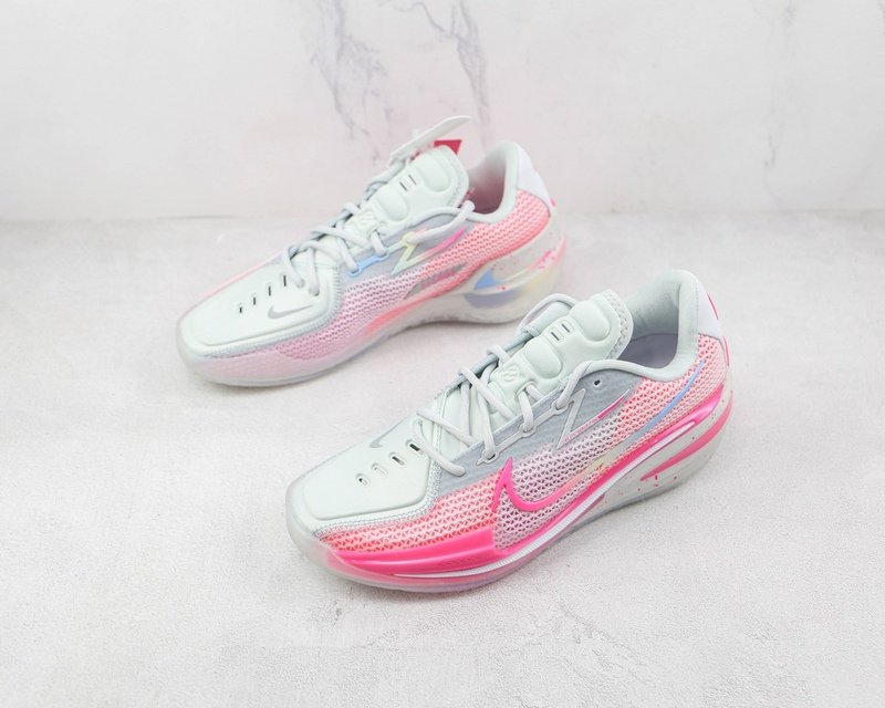 Nike Air Zoom GT Cut "Pure Platinum/Regal Pink/Cool Grey/Pink Blast" фото № 7