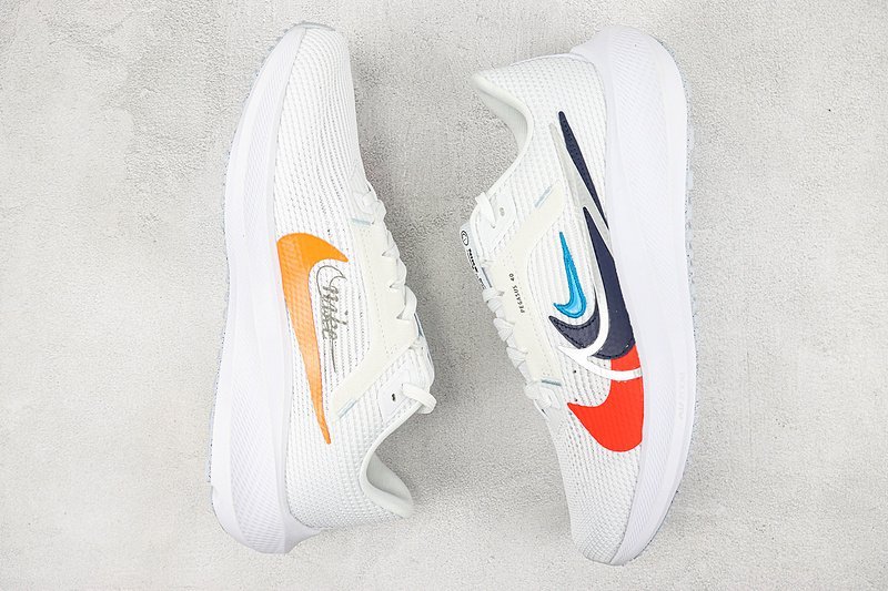 Nike Air Zoom Pegasus 40 "White/Multi Swoosh" фото № 7